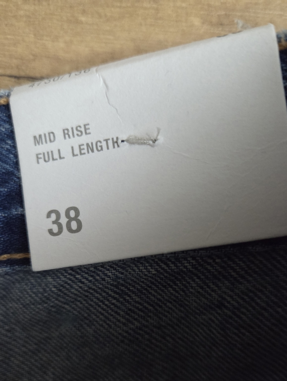 ZARA The Crossed Waist Wide Leg Jeans - Picture 10 of 16